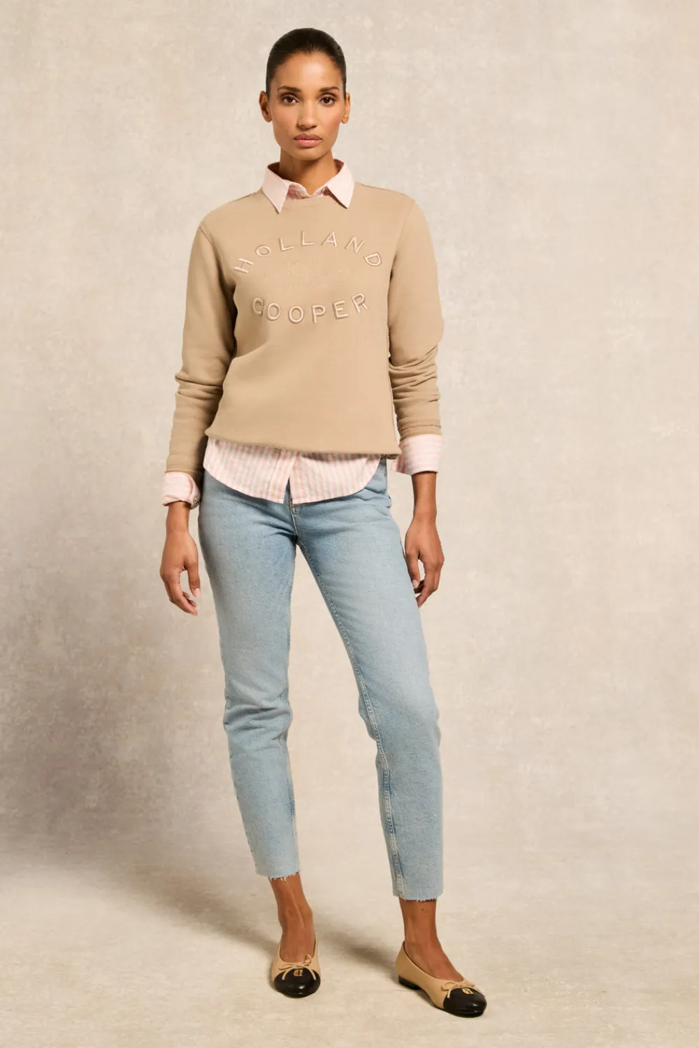 Holland Cooper Varsity Crew<Women Sweatshirts