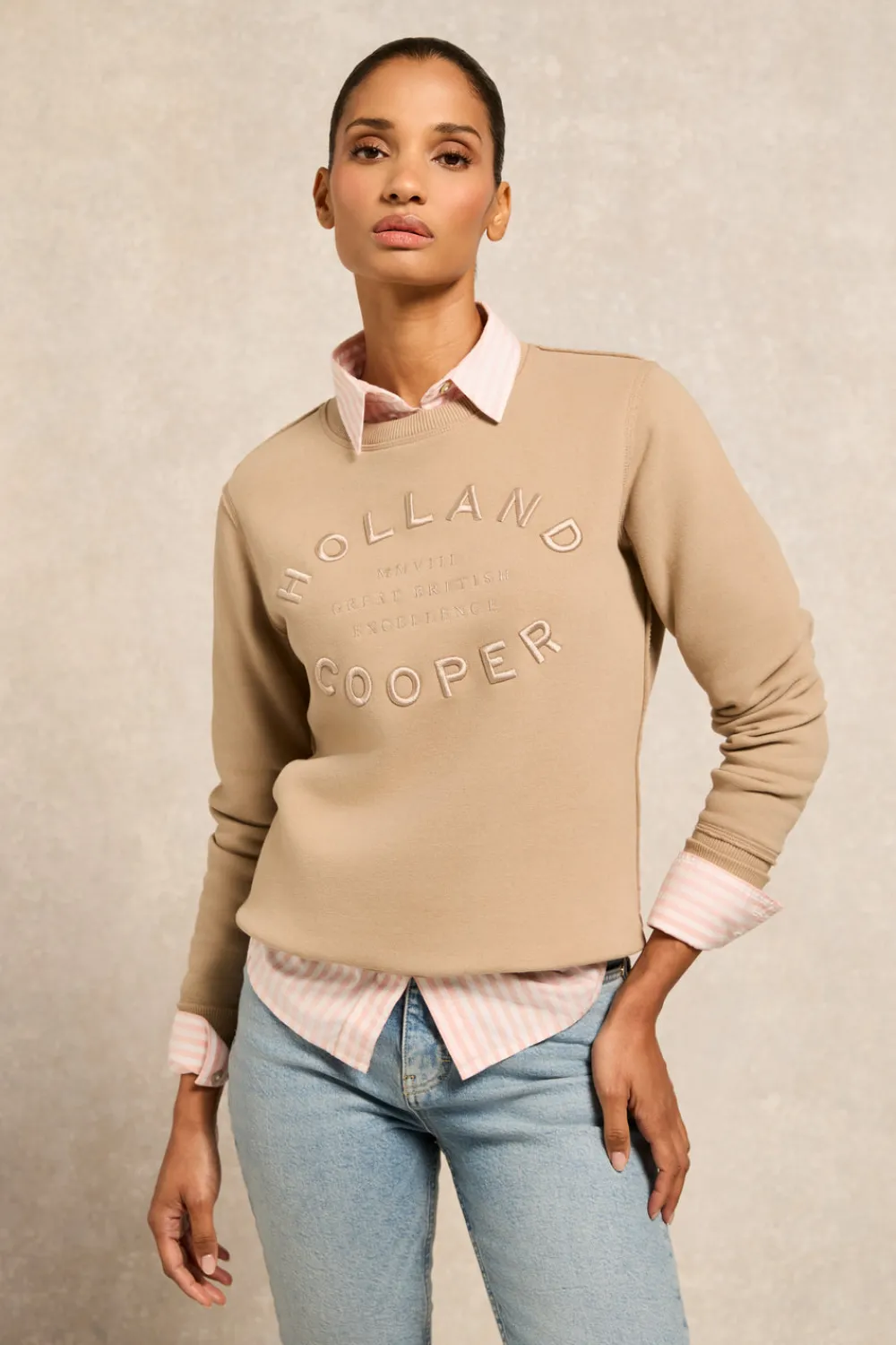 Holland Cooper Varsity Crew<Women Sweatshirts