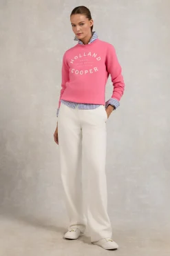 Holland Cooper Varsity Crew<Women Sweatshirts