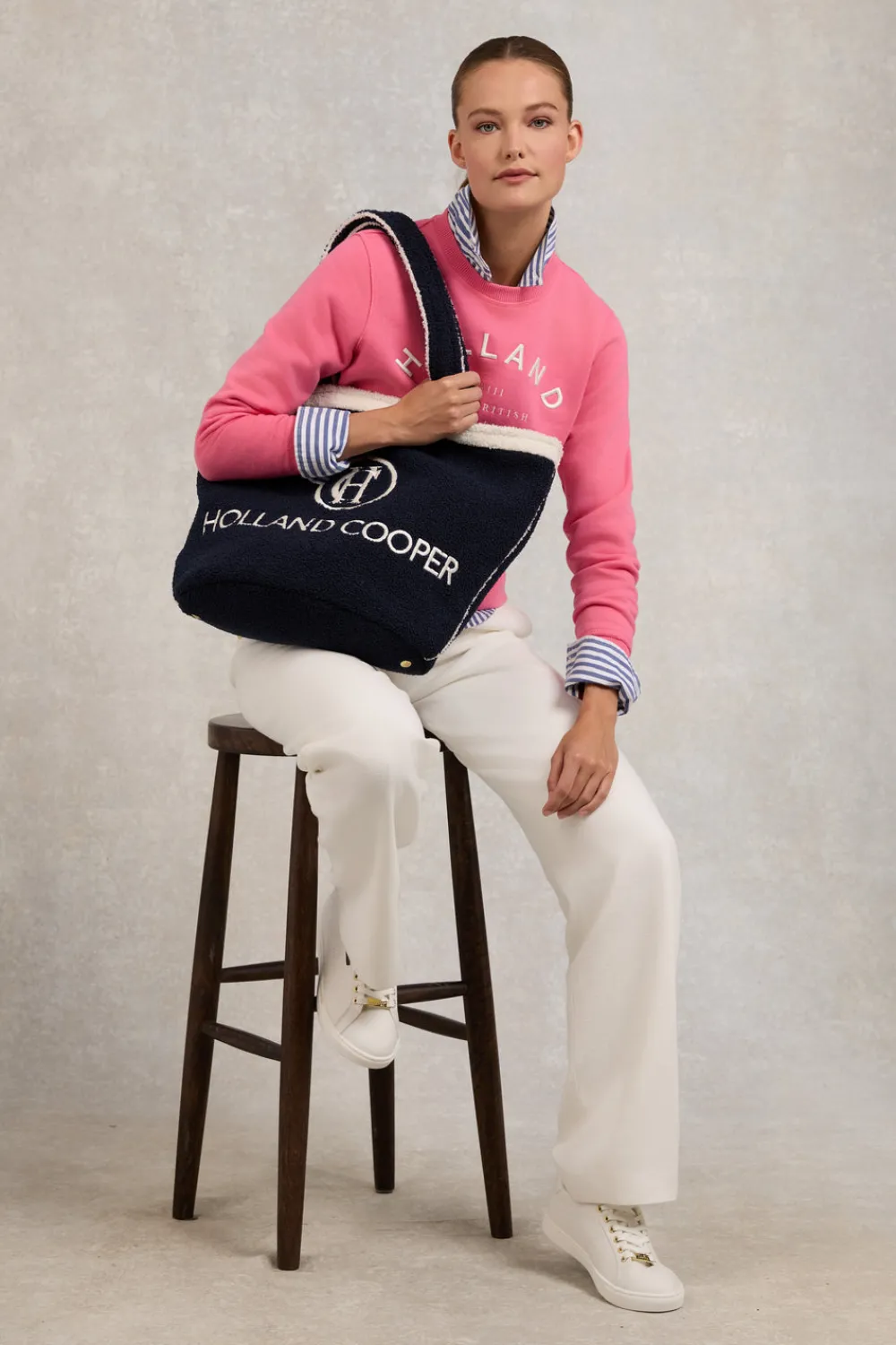 Holland Cooper Varsity Crew<Women Sweatshirts