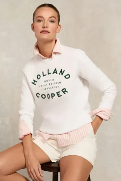 Holland Cooper Varsity Crew<Women Sweatshirts