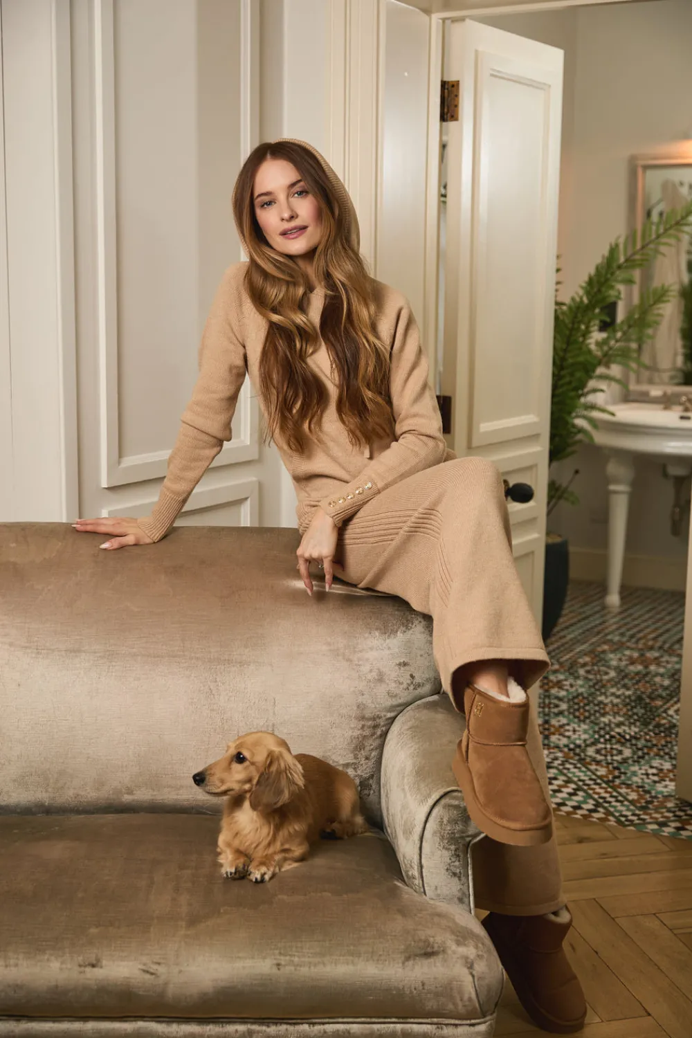 Holland Cooper Verbier Knitted Hoodie<Women Hoodies