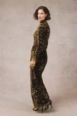 Holland Cooper Victoria Sequin Maxi Dress<Women Dresses