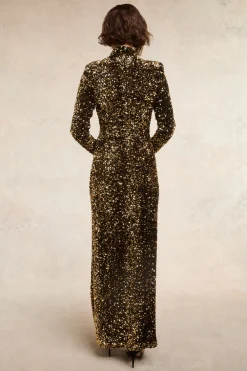 Holland Cooper Victoria Sequin Maxi Dress<Women Dresses
