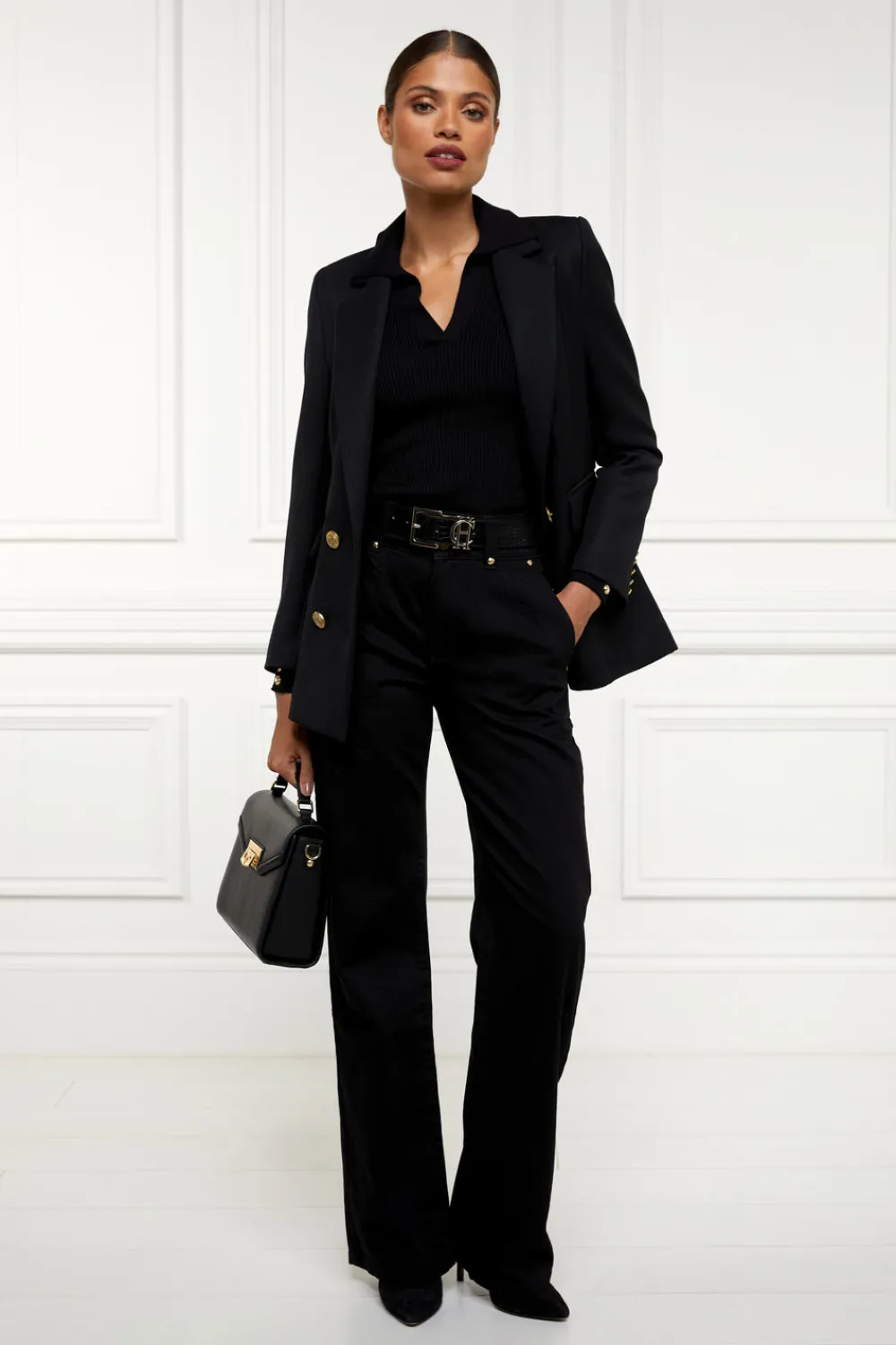 Holland Cooper V-Neck Rib Top<Women Knitwear|Tops