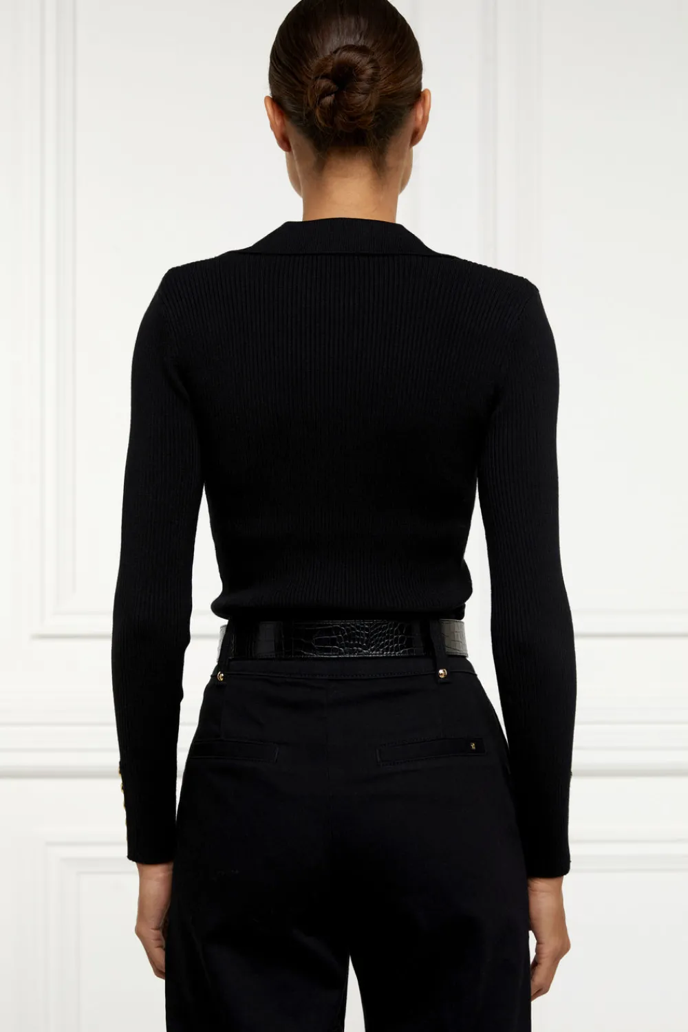 Holland Cooper V-Neck Rib Top<Women Knitwear|Tops