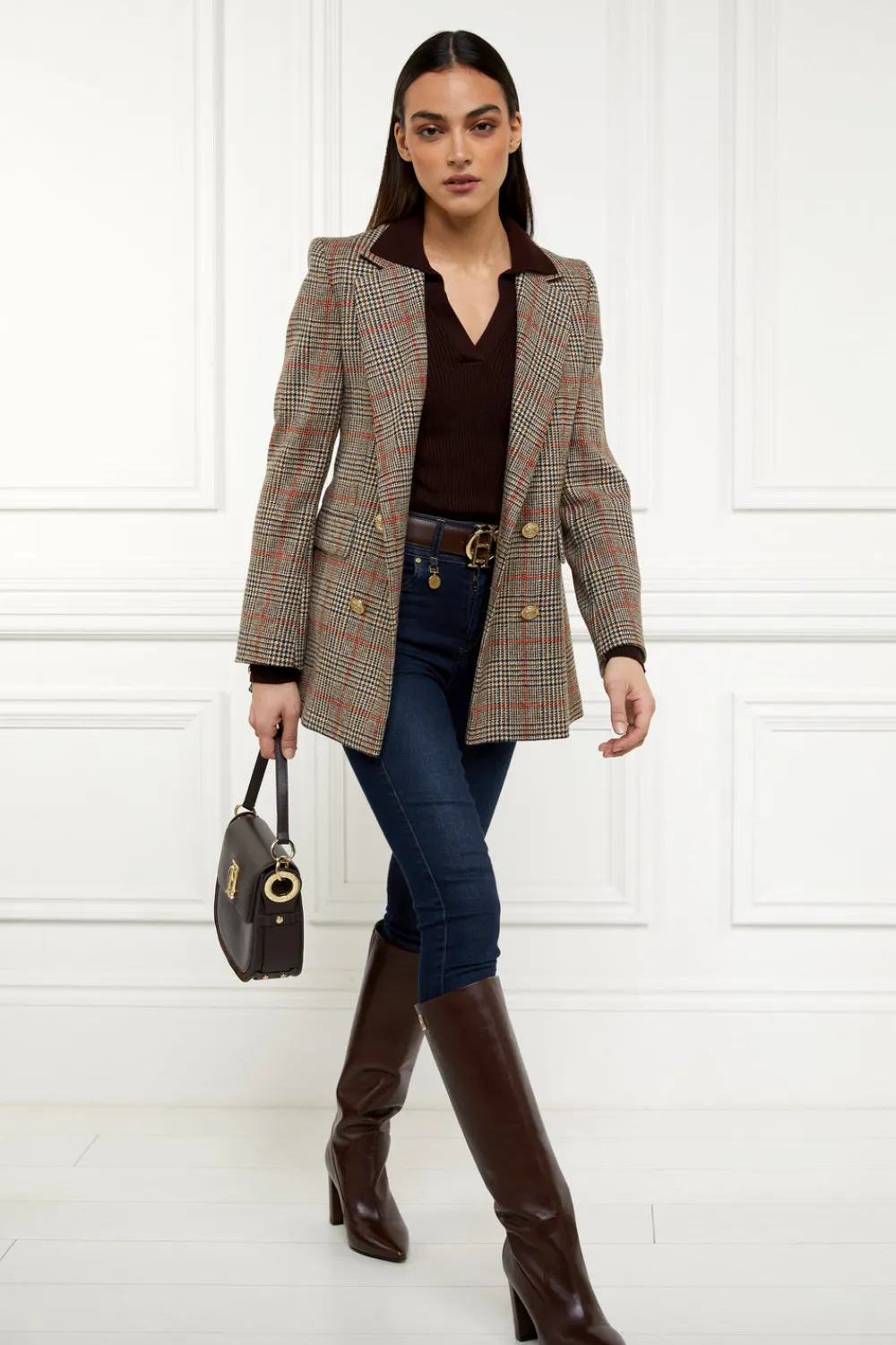 Holland Cooper V-Neck Rib Top<Women Knitwear|Tops