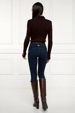 Holland Cooper V-Neck Rib Top<Women Knitwear|Tops