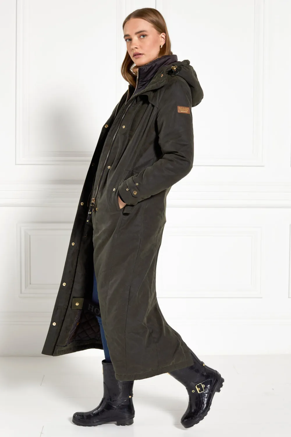 Holland Cooper Wax Longline Field Coat<Women Coats|Coats