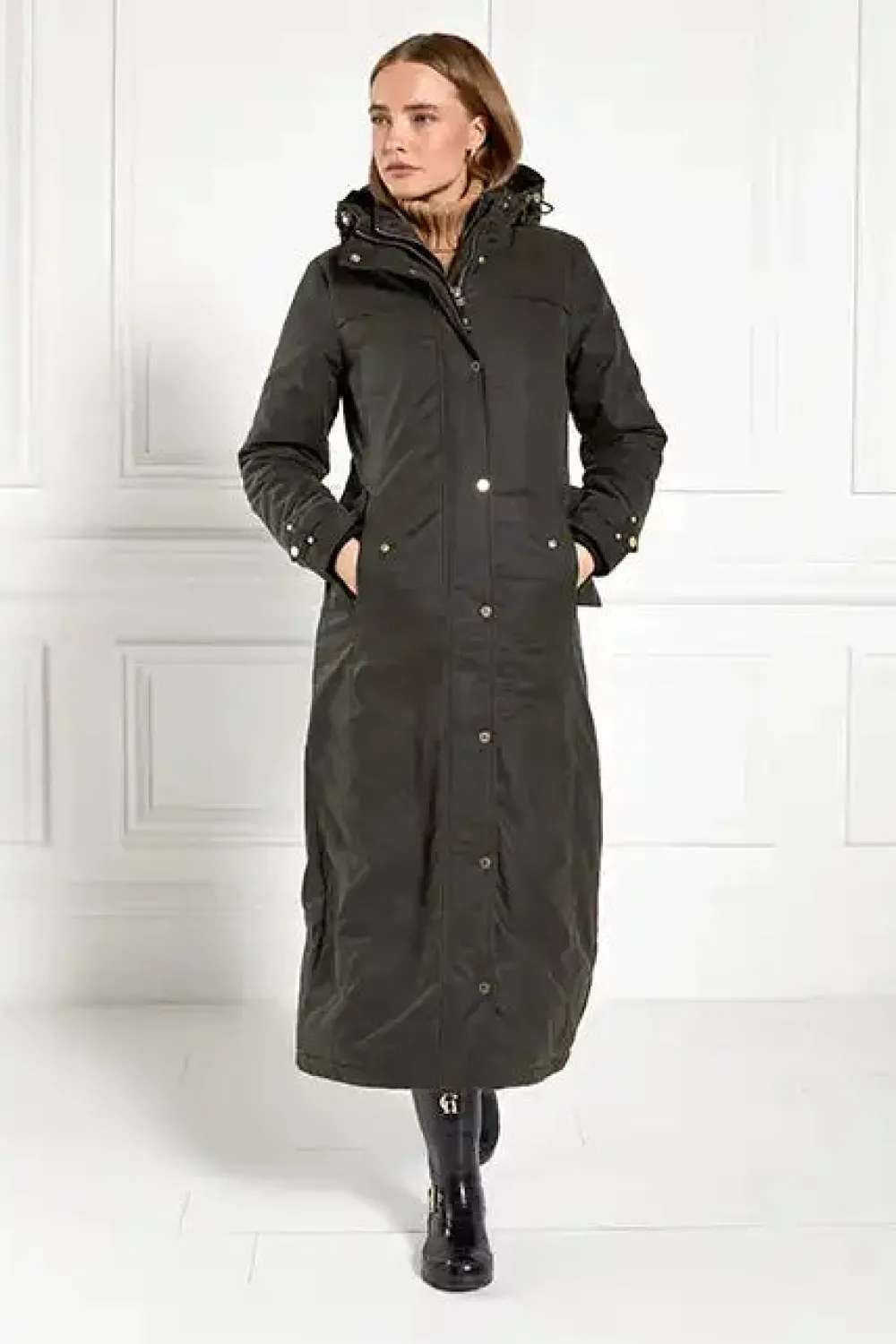 Holland Cooper Wax Longline Field Coat<Women Coats|Coats