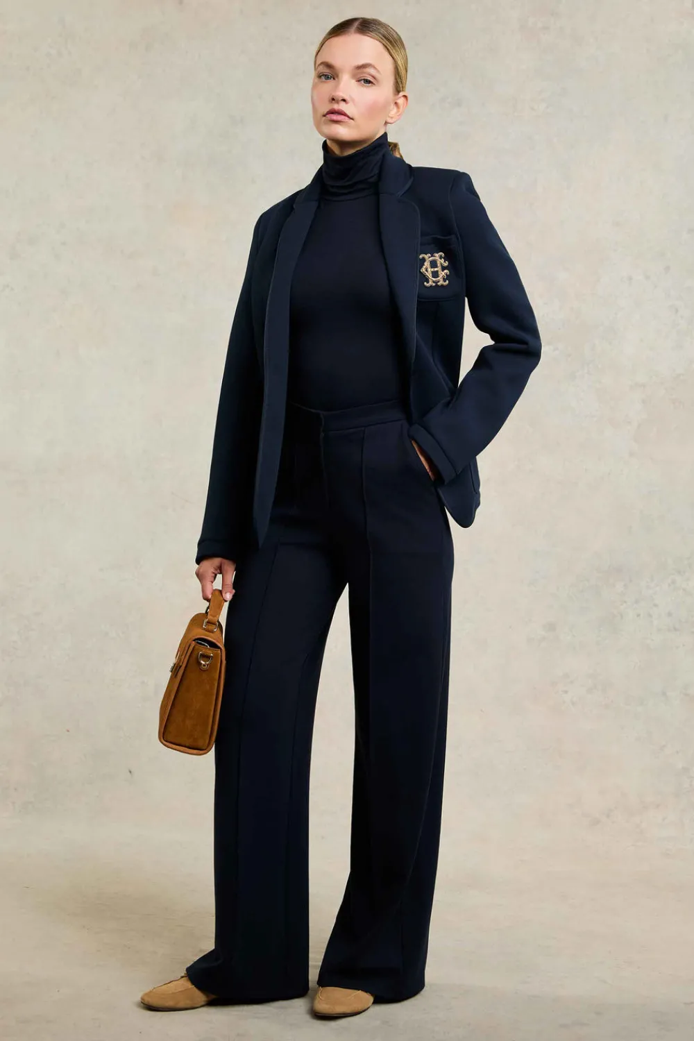 Holland Cooper Wide Leg Pant<Women Trousers