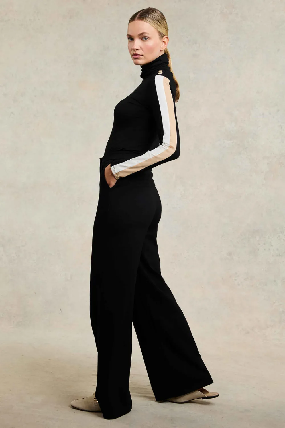 Holland Cooper Wide Leg Pant<Women Trousers